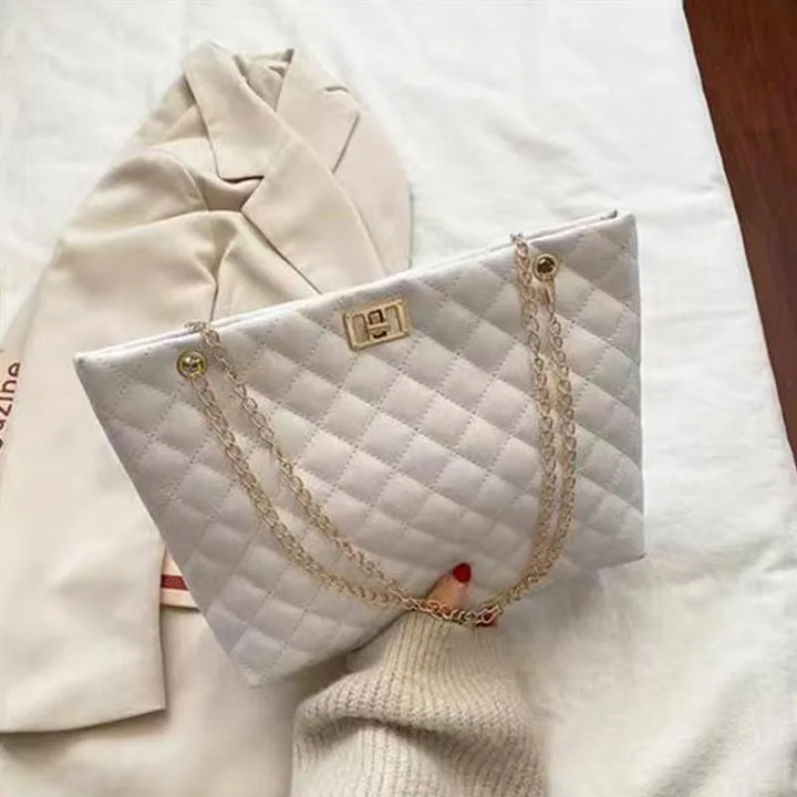 PU Leather Women Crossbody Bag with Two Strap Shoulder Female Messenger Bags Black Exquisite Large-capacity Leather Bag