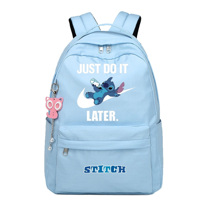 Stitch Star Baby Schoolbag Elementary School Boy Junior High School Student Kids Stitch Joint Name Lightweight Backpack Female