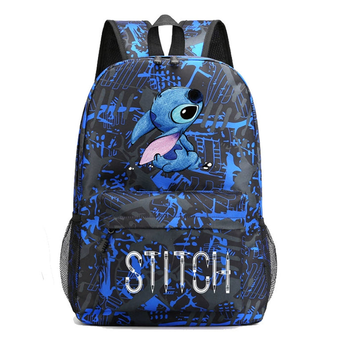 Cross-Border New Star Baby Shi Zi Shi Qi Backpack Black Starry Sky Large Capacity Student Schoolbag Fashion
