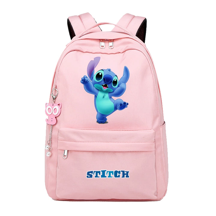 Stitch Star Baby Schoolbag Elementary School Boy Junior High School Student Kids Stitch Joint Name Lightweight Backpack Female