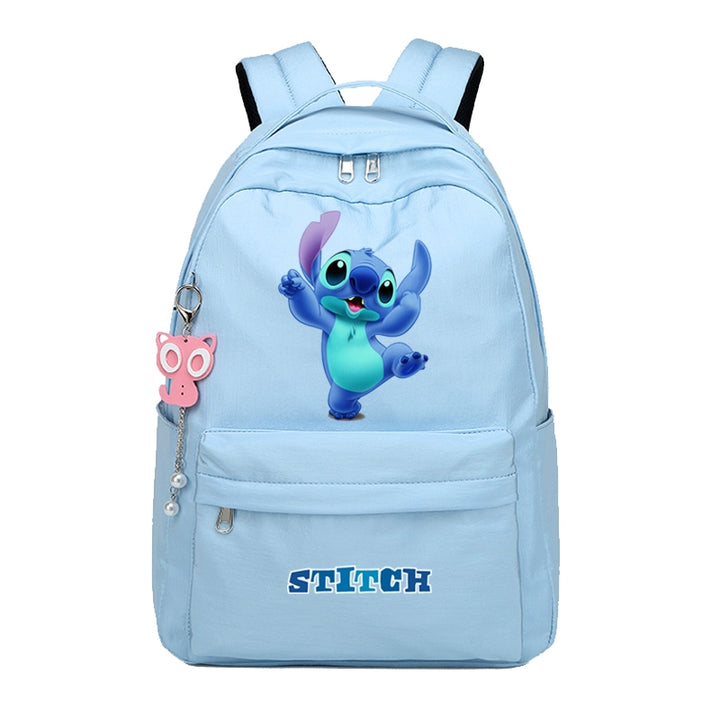 Stitch Star Baby Schoolbag Elementary School Boy Junior High School Student Kids Stitch Joint Name Lightweight Backpack Female
