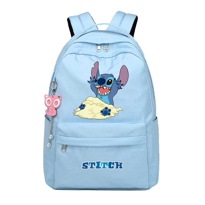 Stitch Star Baby Schoolbag Elementary School Boy Junior High School Student Kids Stitch Joint Name Lightweight Backpack Female