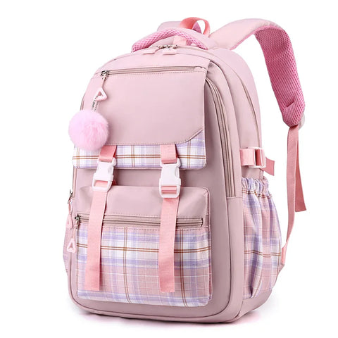 Kawaii school Backpack for Girls cute School Bags Waterproof bookbag Teens College Student Large Travel Shoulder Bag