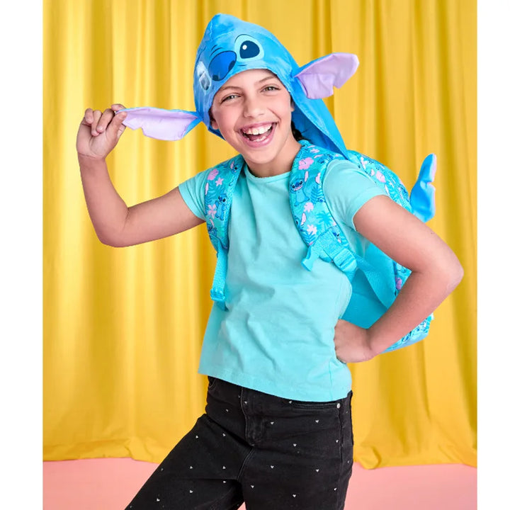 Stitch Large Capacity Outdoor Casual Student Backpack Middle And Primary School Cartoon Bookbag Dual Shoulder Bag For Teens