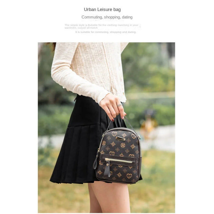 Fashionable Backpack Women's Bag Fresh Sweet Student School Bag Backpack