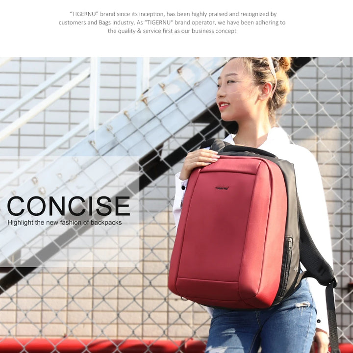Tigernu Backpacks For Men For Women 14-15.6 Laptop Backpack Bag Anti Theft Backpack Travel Backpack For School Mochilas Knapsack