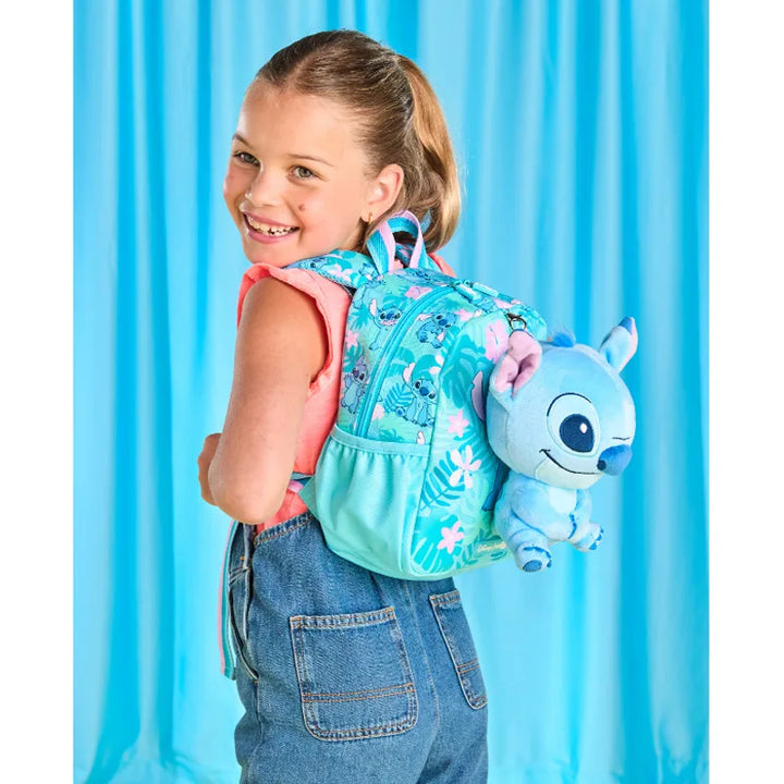 Stitch Large Capacity Outdoor Casual Student Backpack Middle And Primary School Cartoon Bookbag Dual Shoulder Bag For Teens