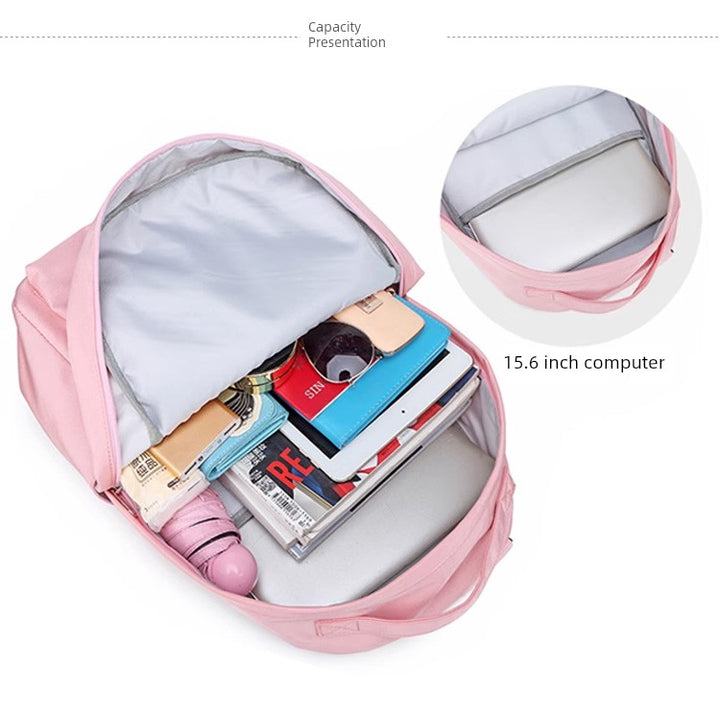 Stitch Star Baby Schoolbag Elementary School Boy Junior High School Student Kids Stitch Joint Name Lightweight Backpack Female