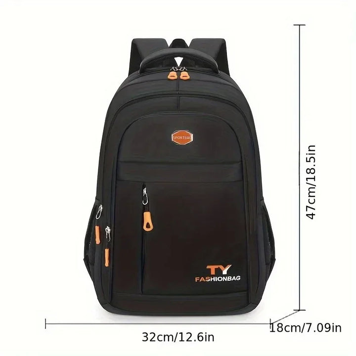 1 Pc Men's Backpack, Large Capacity Waterproof Casual Backpack,Adjustable Computer Backpack (Cópia)