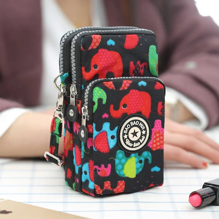 Korean Diagonal Cross Phone Bag for Women's Shoulder Crossbody Bags,Purse Hanging Sports Arm Bag Wallet