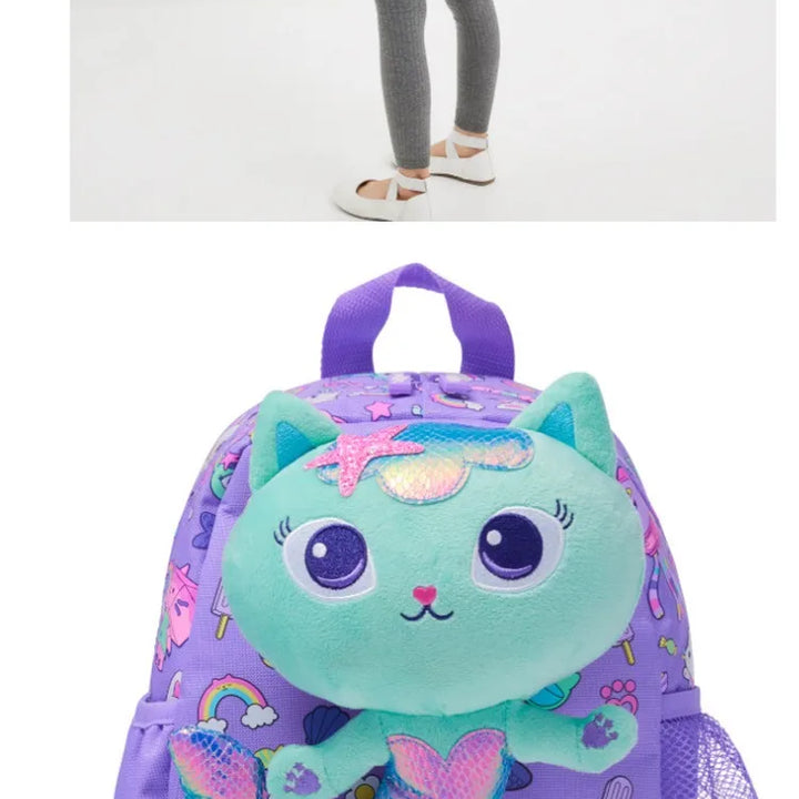 New Original Australia Smiggle Children Schoolbag Girl Gabby Shoulder Backpack Meal Bag Modeling Bags 14 Inch New Semester Gifts