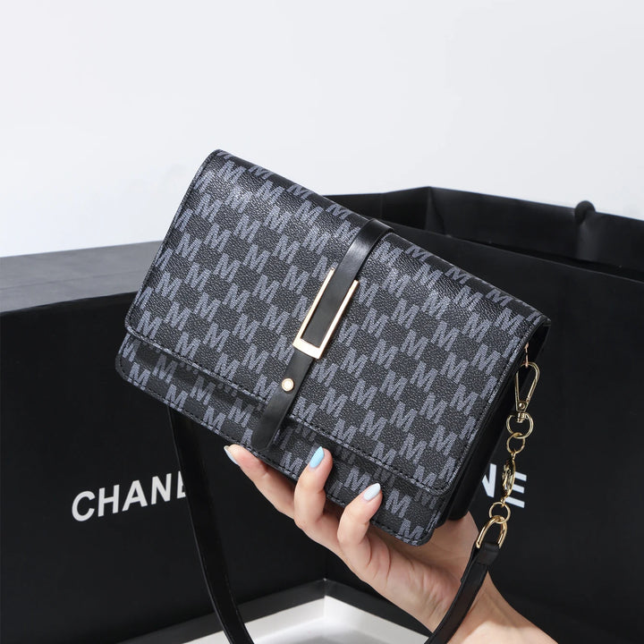New Fashion Senior Sense Of Women's Shoulder Bag With Small Square Bag PU Light Luxury Niche Fashion Bag