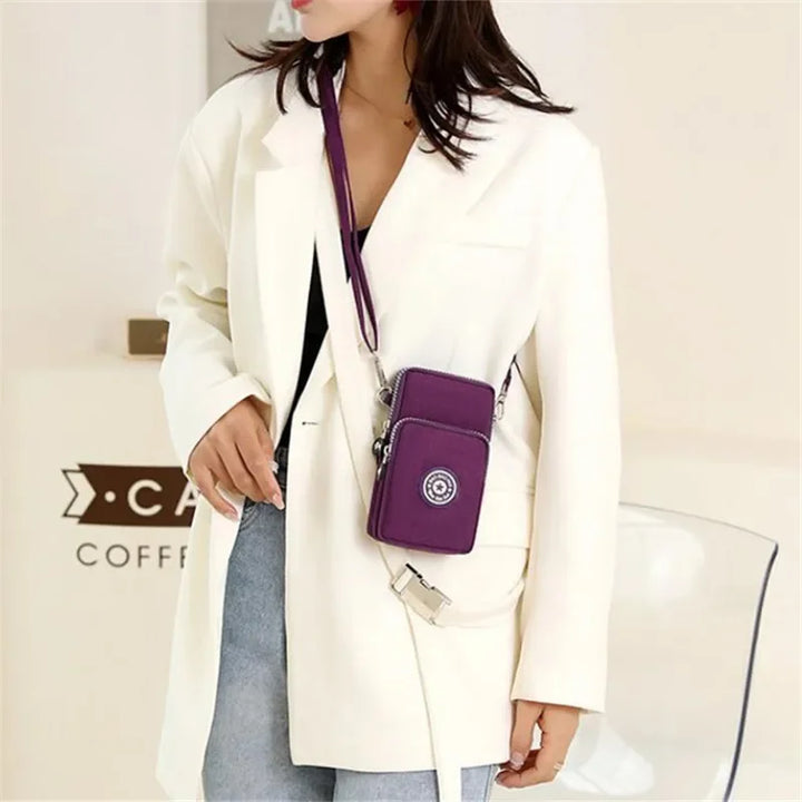 Korean Diagonal Cross Phone Bag for Women's Shoulder Crossbody Bags,Purse Hanging Sports Arm Bag Wallet