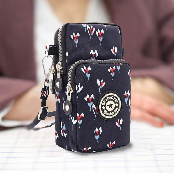 Korean Diagonal Cross Phone Bag for Women's Shoulder Crossbody Bags,Purse Hanging Sports Arm Bag Wallet