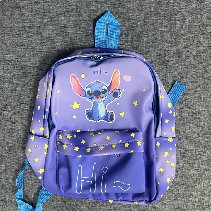 Stitch Anime Boys Backpack, Cute Small Capacity Girls Schoolbag, School And Travel Knapsack With Adjustable Straps