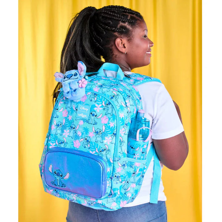 Stitch Large Capacity Outdoor Casual Student Backpack Middle And Primary School Cartoon Bookbag Dual Shoulder Bag For Teens