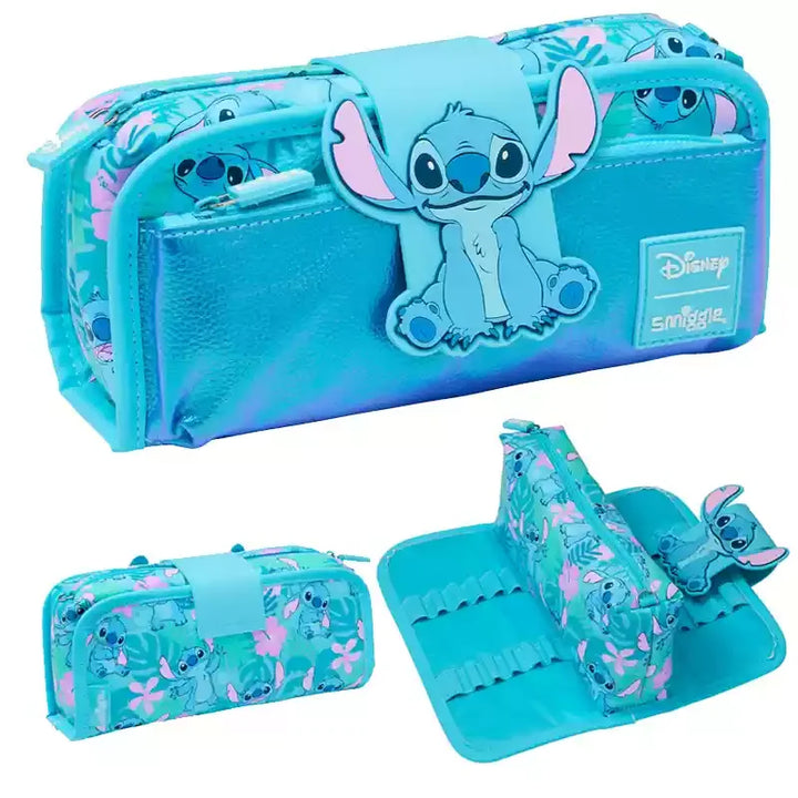 Stitch Large Capacity Outdoor Casual Student Backpack Middle And Primary School Cartoon Bookbag Dual Shoulder Bag For Teens