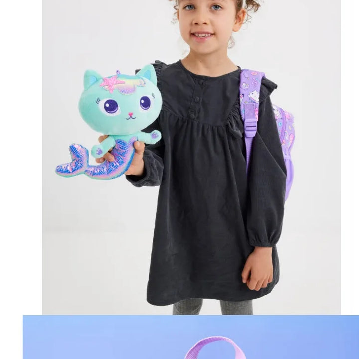 New Original Australia Smiggle Children Schoolbag Girl Gabby Shoulder Backpack Meal Bag Modeling Bags 14 Inch New Semester Gifts