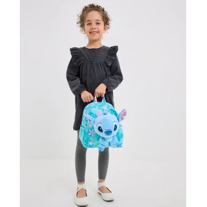 Stitch Large Capacity Outdoor Casual Student Backpack Middle And Primary School Cartoon Bookbag Dual Shoulder Bag For Teens