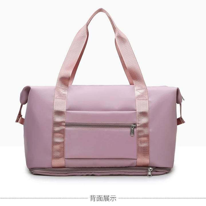 UNIXINU Carry On Travel Duffle Bag Nylon Waterproof Sports Gym Tote Bags for Women Large Capacity Storage Luggage Handbag