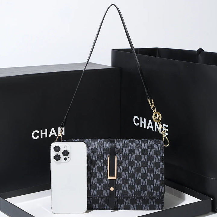 New Fashion Senior Sense Of Women's Shoulder Bag With Small Square Bag PU Light Luxury Niche Fashion Bag