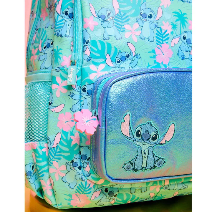 Stitch Large Capacity Outdoor Casual Student Backpack Middle And Primary School Cartoon Bookbag Dual Shoulder Bag For Teens