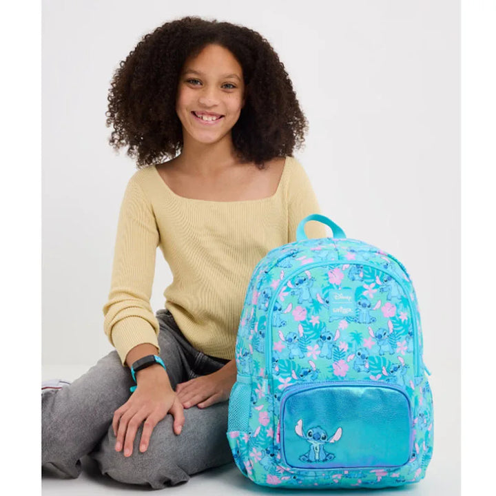 Stitch Large Capacity Outdoor Casual Student Backpack Middle And Primary School Cartoon Bookbag Dual Shoulder Bag For Teens