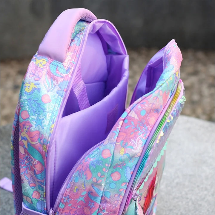 Genuine Disney Australia Smiggle Mermaid School Bag Children Stationery Student Pen Case Lunch Bag Backpack Children's Gift