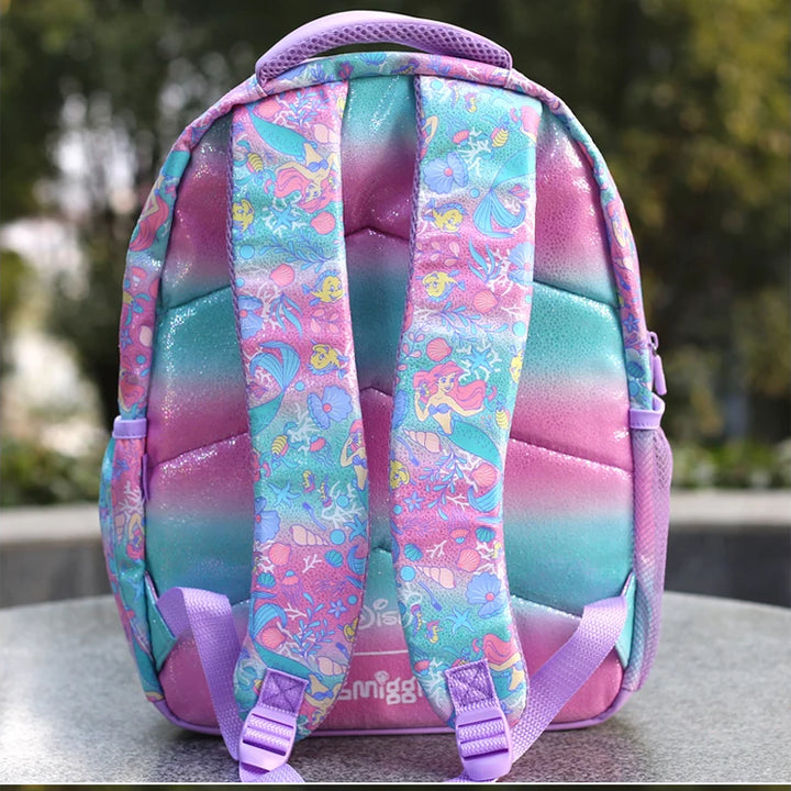 Genuine Disney Australia Smiggle Mermaid School Bag Children Stationery Student Pen Case Lunch Bag Backpack Children's Gift