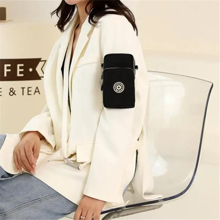 Korean Diagonal Cross Phone Bag for Women's Shoulder Crossbody Bags,Purse Hanging Sports Arm Bag Wallet