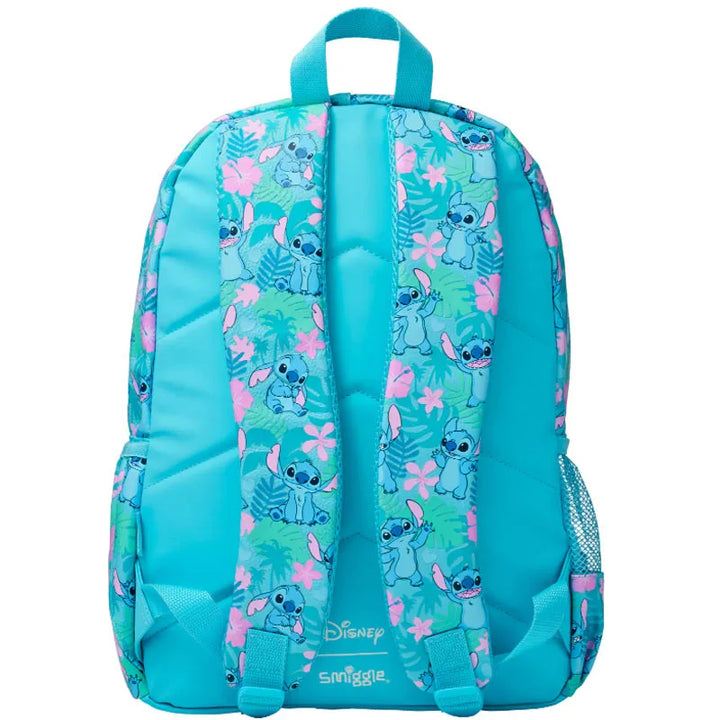Stitch Large Capacity Outdoor Casual Student Backpack Middle And Primary School Cartoon Bookbag Dual Shoulder Bag For Teens