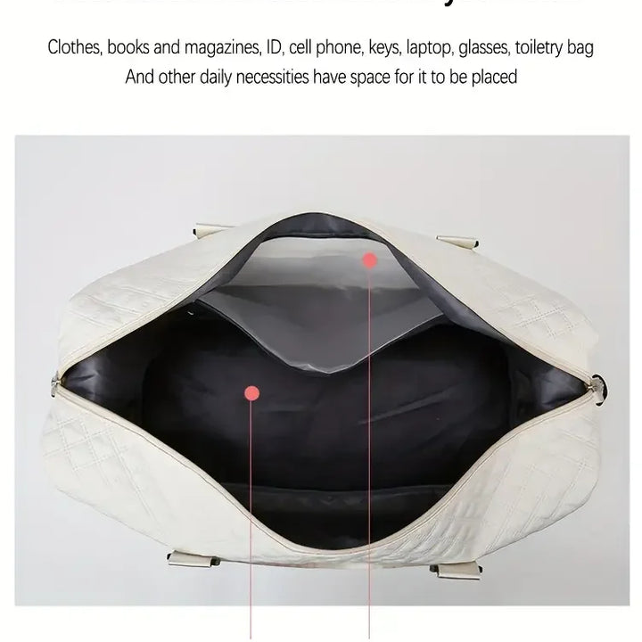 Large Capacity Travel Duffle Bag Sports Gym Yoga Tote Weekend Overnight Bag and Luggage Organiser