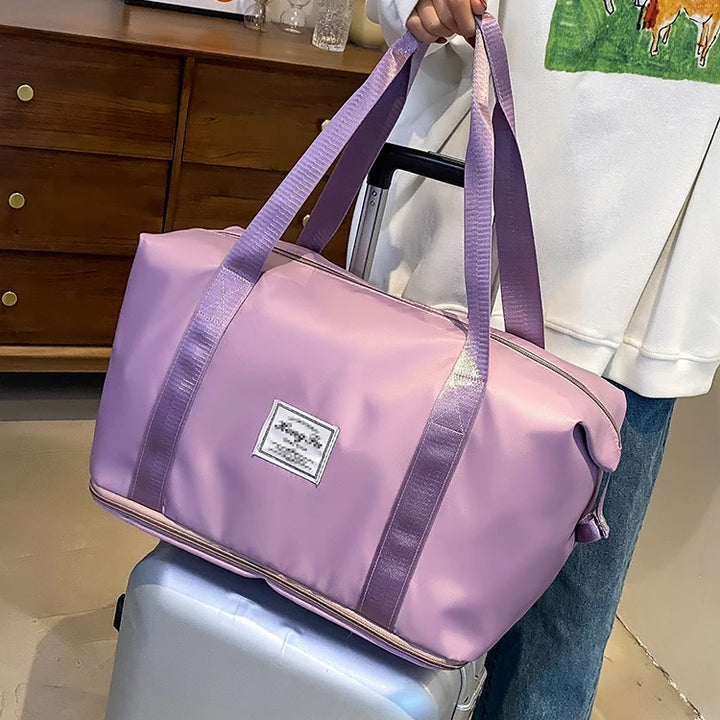 UNIXINU Carry On Travel Duffle Bag Nylon Waterproof Sports Gym Tote Bags for Women Large Capacity Storage Luggage Handbag