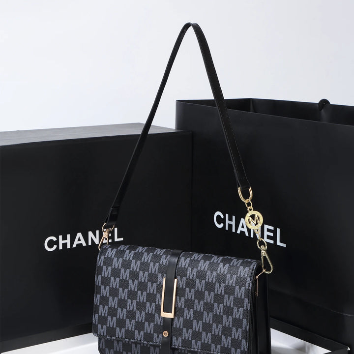 New Fashion Senior Sense Of Women's Shoulder Bag With Small Square Bag PU Light Luxury Niche Fashion Bag