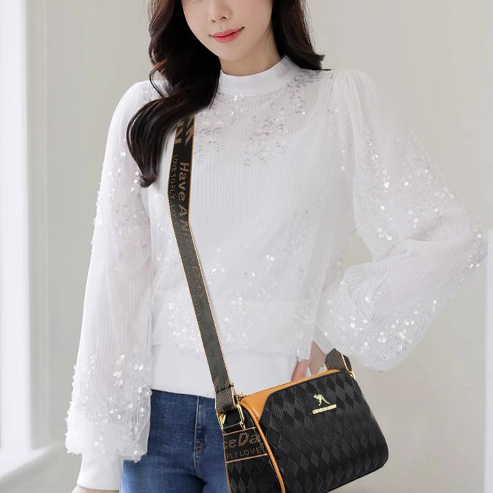 Shoulder Bag for Women Purse- Fashion Crossbody Bags Underarm Bag Small Square Satchel Handbag