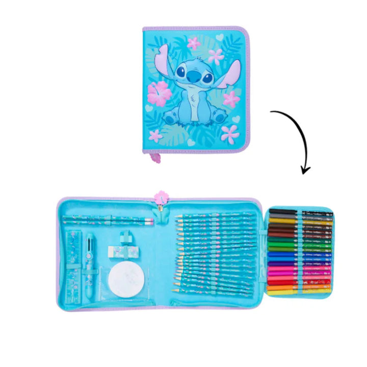 Stitch Large Capacity Outdoor Casual Student Backpack Middle And Primary School Cartoon Bookbag Dual Shoulder Bag For Teens