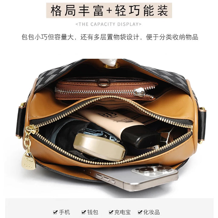 Shoulder Bag for Women Purse- Fashion Crossbody Bags Underarm Bag Small Square Satchel Handbag