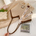 Straw Beach Bag Vintage Handmade Woven Shoulder Bag Raffia circle Rattan bags Bohemian Summer Vacation Casual Bags